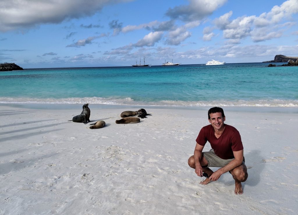 Galapagos Trip - Me and Sea Lions