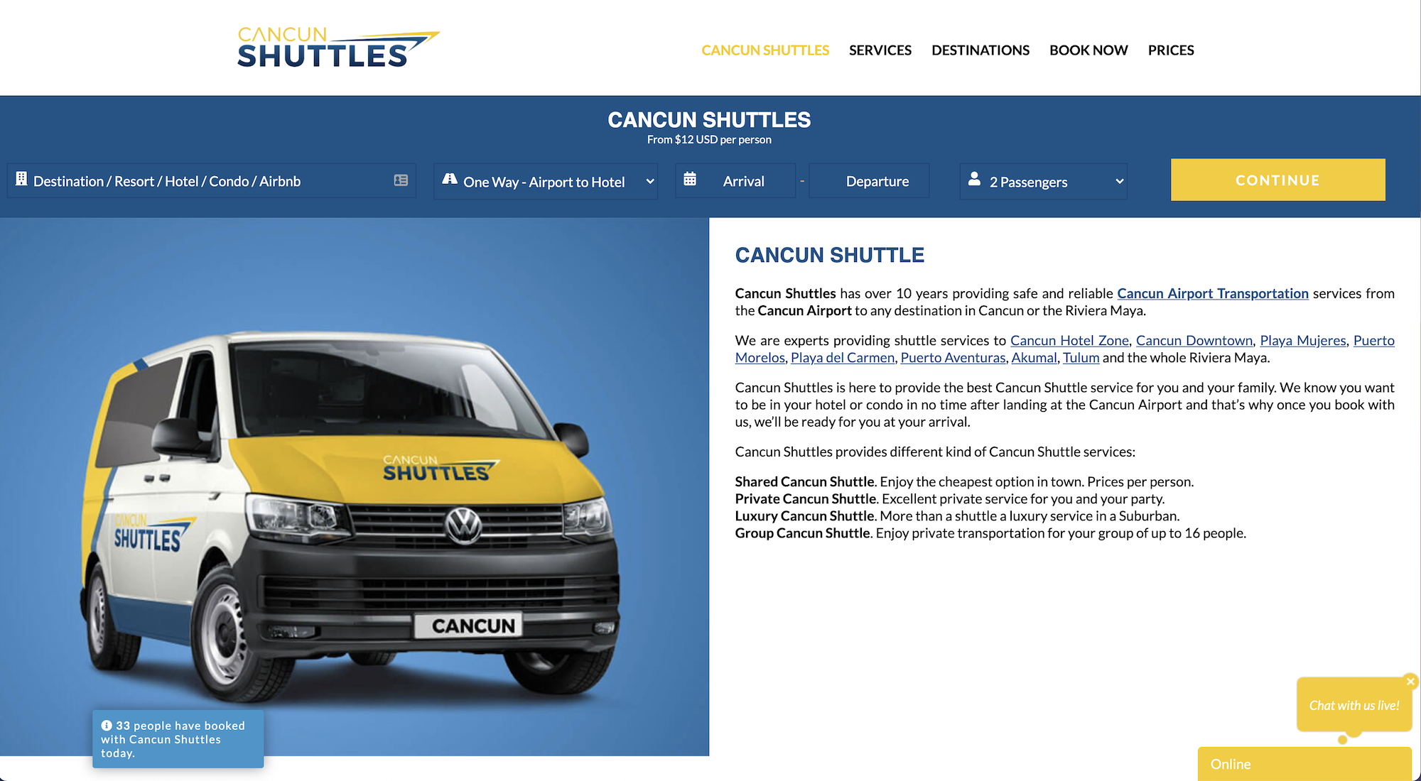 Cancun Shuttle - Shared Airport Transportation